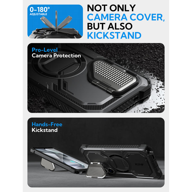 Galaxy S25 Ultra Armorbox Protective Phone Case - Black