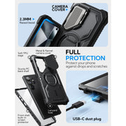 Galaxy S25 Ultra Armorbox Protective Phone Case - Black