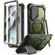Galaxy S25 Ultra Armorbox Protective Phone Case - Dark Green