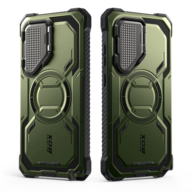Galaxy S25 Ultra Armorbox Protective Phone Case - Dark Green