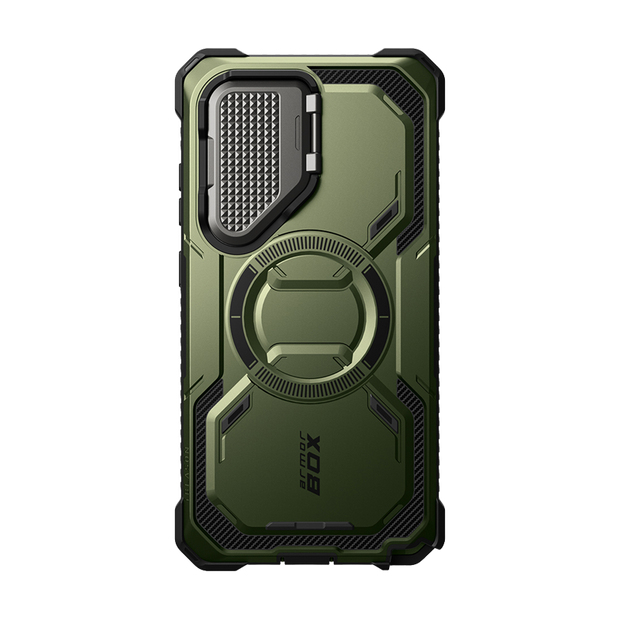 Galaxy S25 Ultra Armorbox Protective Phone Case - Dark Green