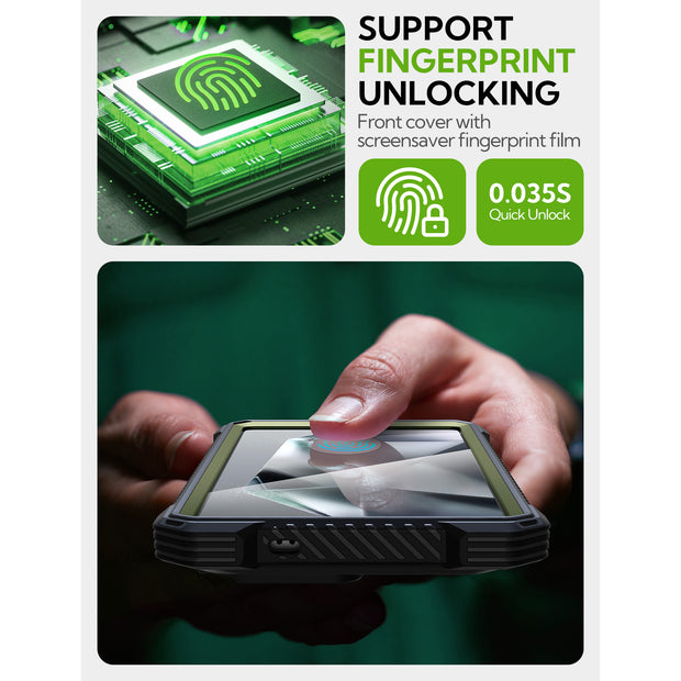 Galaxy S25 Ultra Armorbox Protective Phone Case - Dark Green