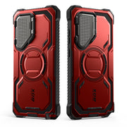 Galaxy S25 Ultra Armorbox Protective Phone Case - Metallic Red