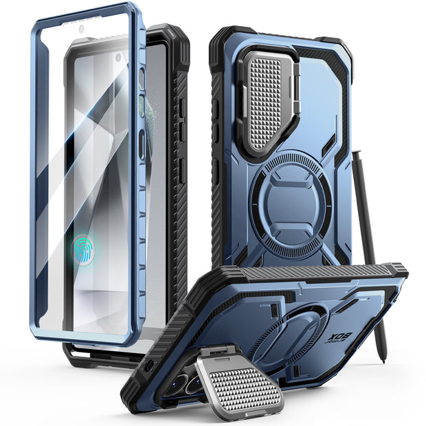 Galaxy S25 Ultra Armorbox Protective Phone Case - Metallic Blue