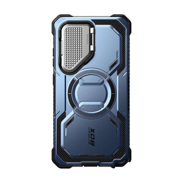 Galaxy S25 Ultra Armorbox Protective Phone Case - Metallic Blue