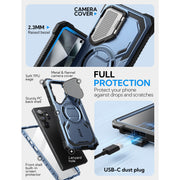 Galaxy S25 Ultra Armorbox Protective Phone Case - Metallic Blue