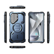 Galaxy S25 Ultra Armorbox Protective Phone Case - Metallic Blue