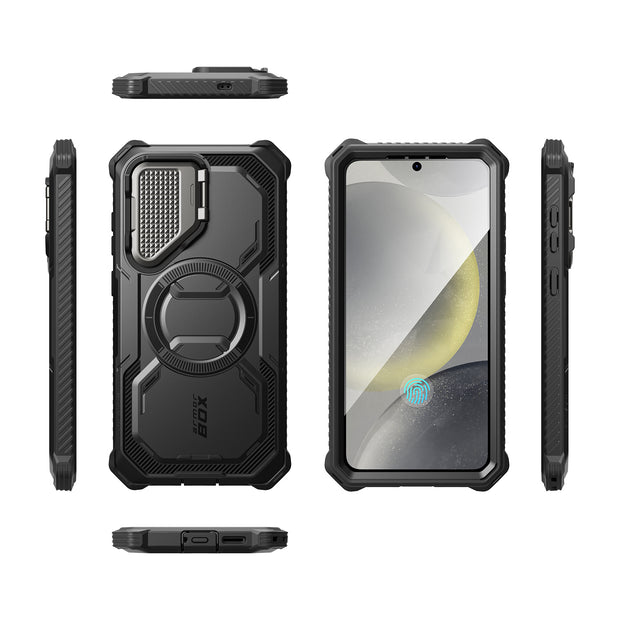 Galaxy S25 Armorbox Protective Phone Case - Black