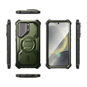 Galaxy S25 Armorbox Protective Phone Case - Dark Green