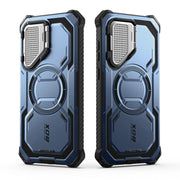 Galaxy S25 Armorbox Protective Phone Case - Metallic Blue