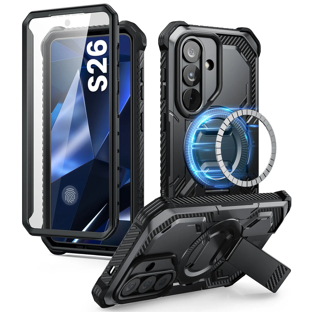 i-Blason Armorbox Series Phone Case for Samsung Galaxy S26 Ultra 6.9" | MagSafe Compatible, Adjustable Metal Kickstand, Built-in Screen Protector, Full-Body Military-Grade Protection i-Blason Armorbox Series Phone Case for Samsung Galaxy S26 Ultra 6.9" | MagSafe Compatible, Adjustable Metal Kickstand, Built-in Screen Protector, Full-Body Military-Grade Protection