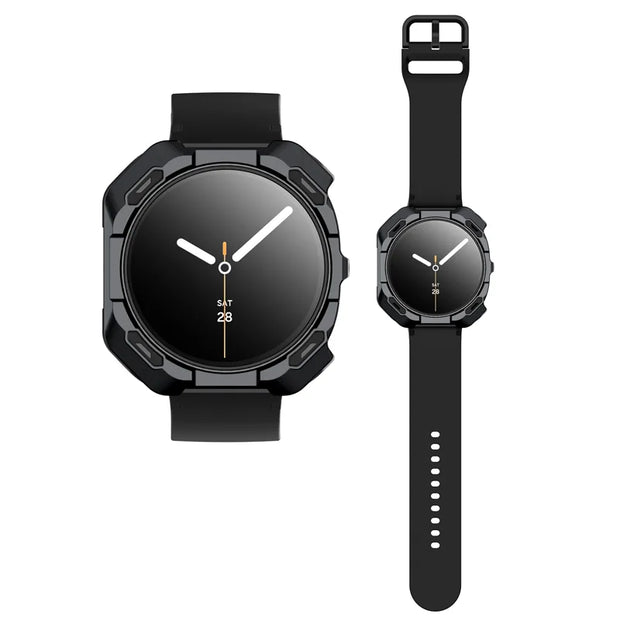 ARMORBOX series Galaxy Watch 8 44mm Case with Tempered Glass Screen Protectors