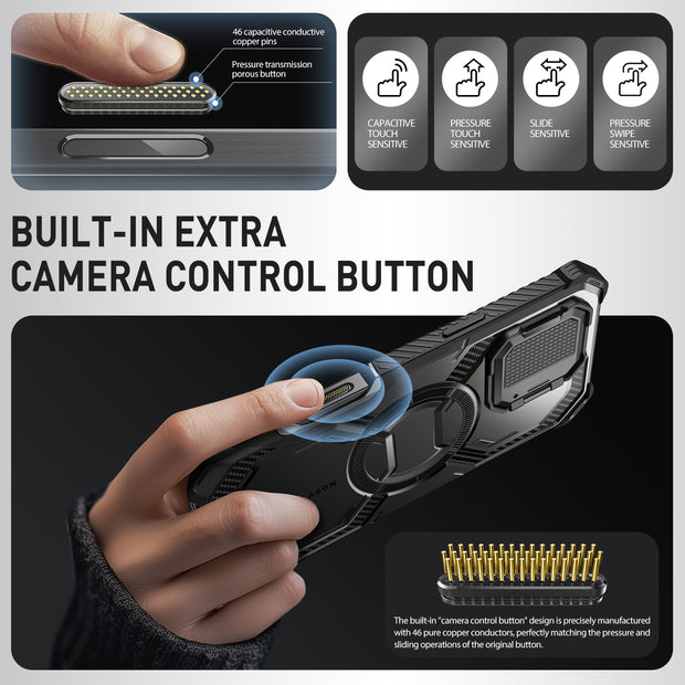 iPhone 16 Plus Armorbox Camera Control Button Case -  Black