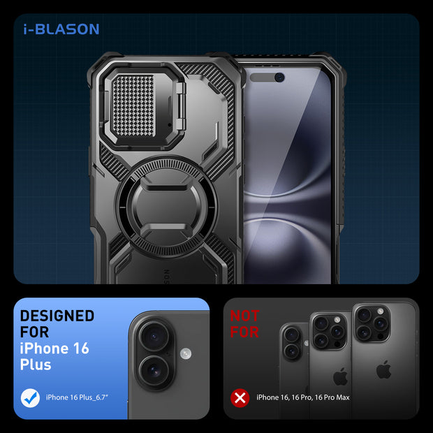 iPhone 16 Plus Armorbox Camera Control Button Case -  Black