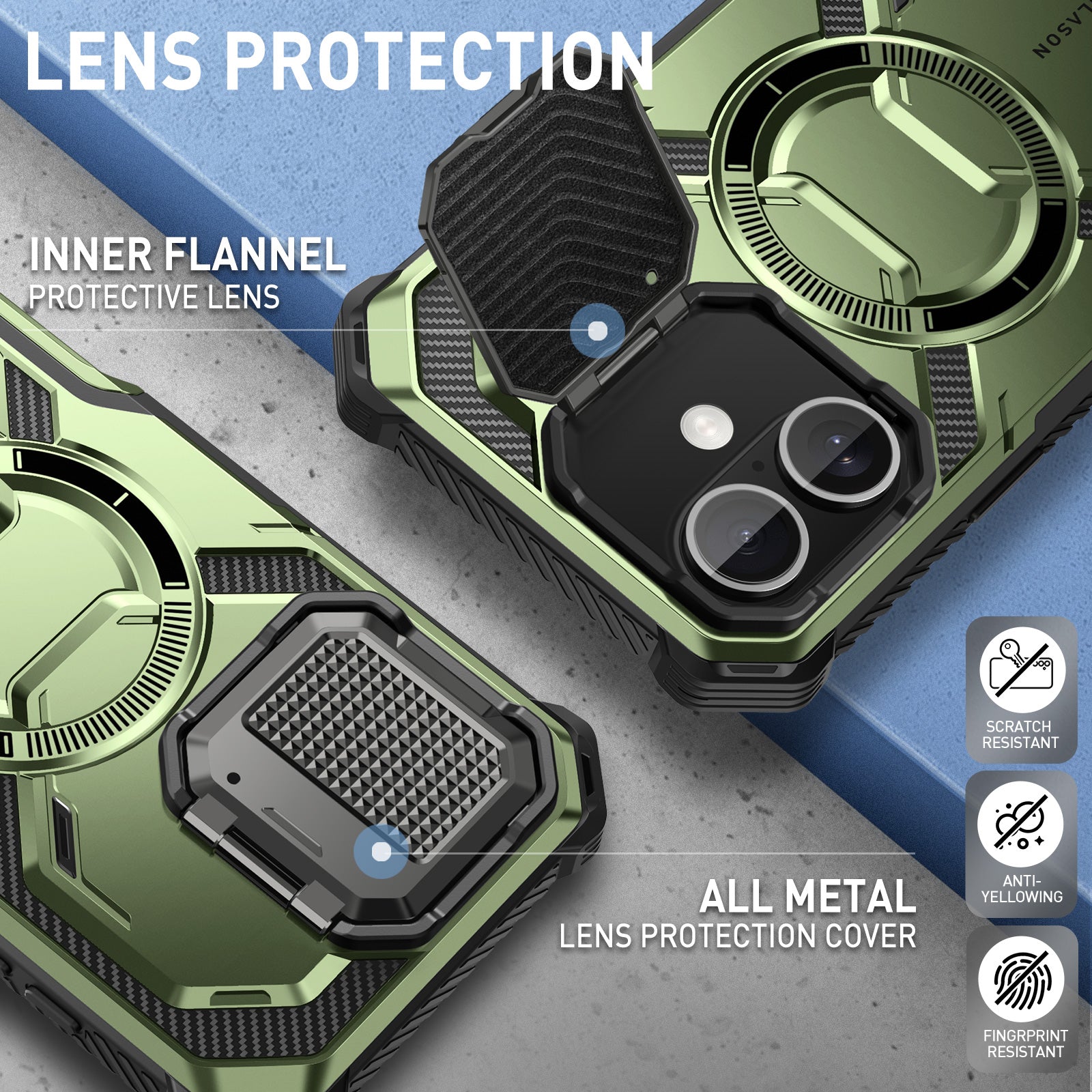 Cover Con Screen Protector Integrato Custodia I-Blason Armorbox Con Protezione Schermo Integrata Per Google Pixel XL Fallschirmjager Helmet - Foto 7