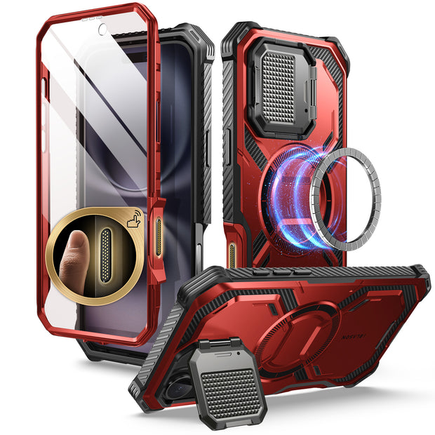 iPhone 16 Plus Armorbox Camera Control Button Case -  Metallic Red