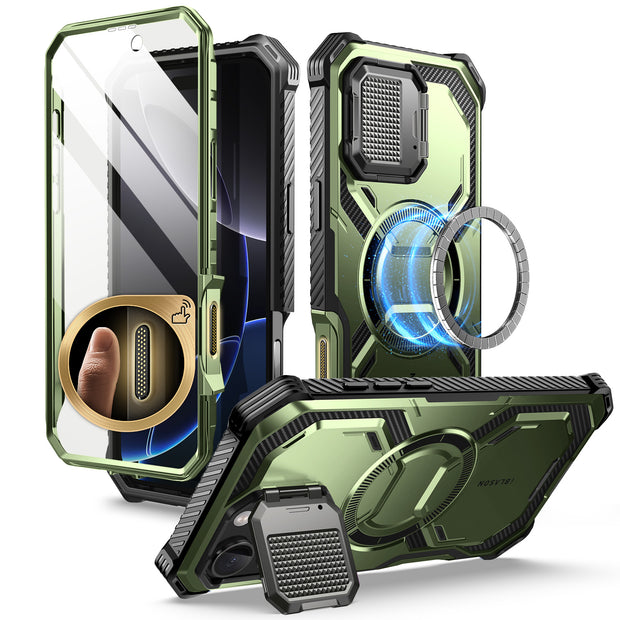 iPhone 16 Pro Max Armorbox Camera Control Button Case - Dark Green