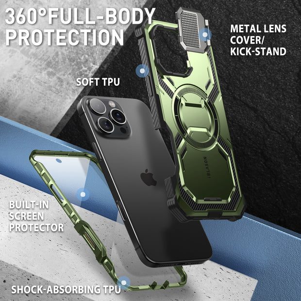 iPhone 16 Pro Max Armorbox Camera Control Button Case - Dark Green