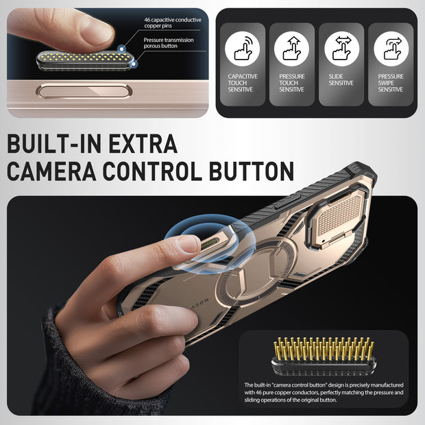 iPhone 16 Pro Max Armorbox Camera Control Button Case - Rose Gold