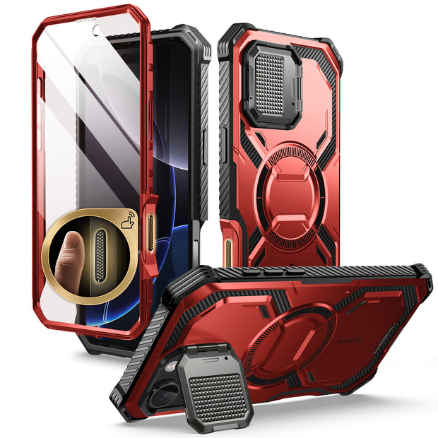 iPhone 16 Pro Armorbox Camera Control Button Case -  Metallic Red