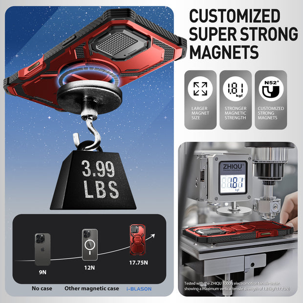iPhone 16 Pro Armorbox Camera Control Button Case -  Metallic Red