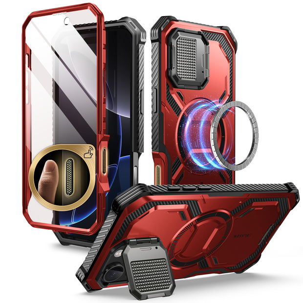 iPhone 16 Pro Armorbox Camera Control Button Case -  Metallic Red