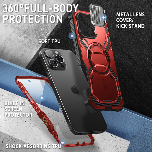 iPhone 16 Pro Armorbox Camera Control Button Case -  Metallic Red