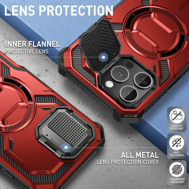 iPhone 16 Pro Armorbox Camera Control Button Case -  Metallic Red
