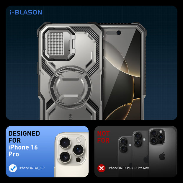 iPhone 16 Pro Armorbox Camera Control Button Case -  Titan Gray