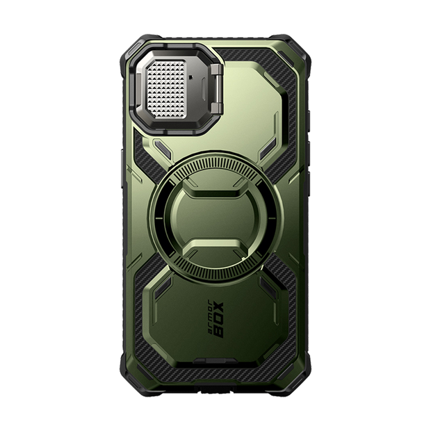 iPhone 16e Armorbox Case-Dark Green