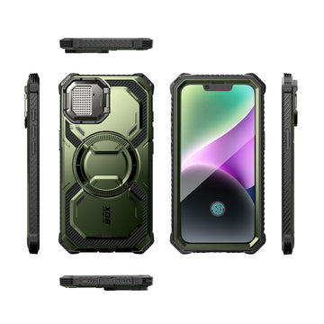 iPhone 17e Armorbox Phone Case-Dark Green iPhone 17e Armorbox Phone Case-Dark Green