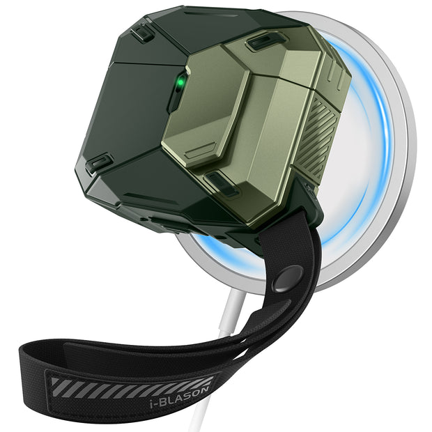 AirPods 4 Matrix MagSafe Case - Dark Green