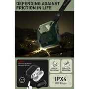AirPods 4 Matrix MagSafe Case - Dark Green