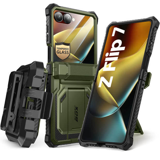 Galaxy Z Flip7 Armorbox - Dark Green