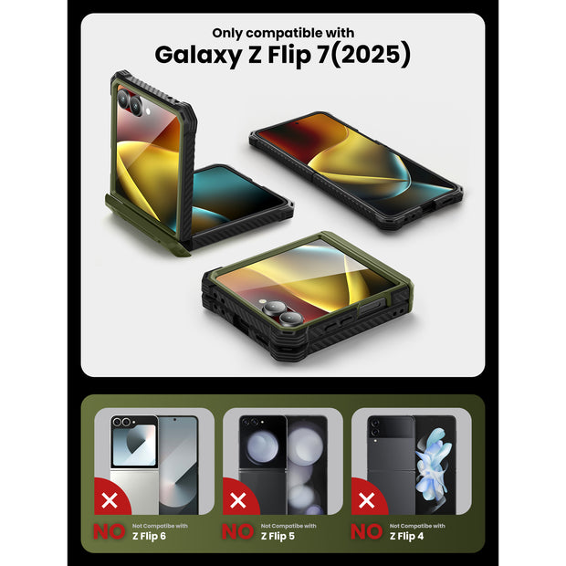 Galaxy Z Flip7 Armorbox - Dark Green