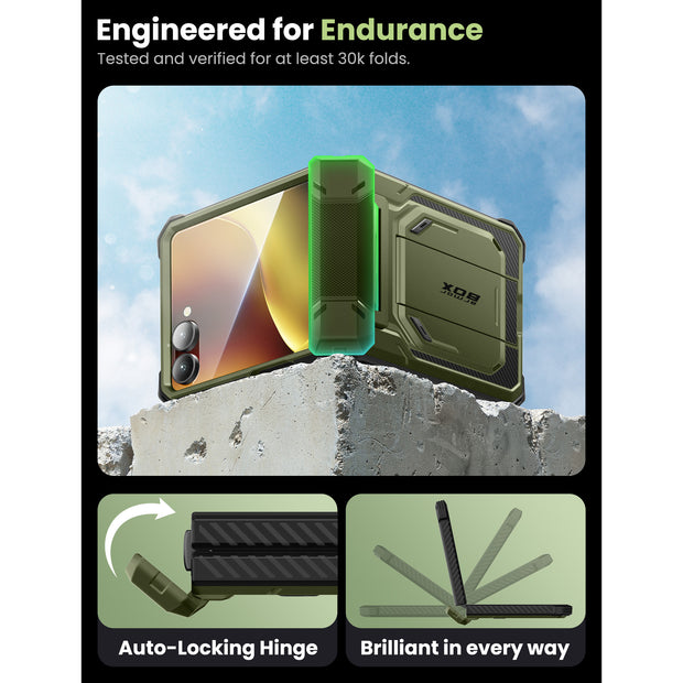 Galaxy Z Flip7 Armorbox - Dark Green
