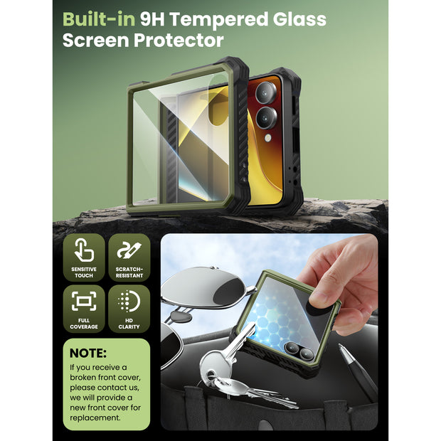 Galaxy Z Flip7 Armorbox - Dark Green