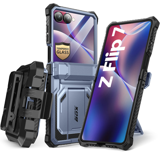 Galaxy Z Flip7 Armorbox - Metallic Blue