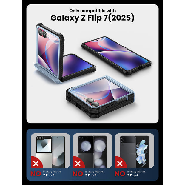 Galaxy Z Flip7 Armorbox - Metallic Blue