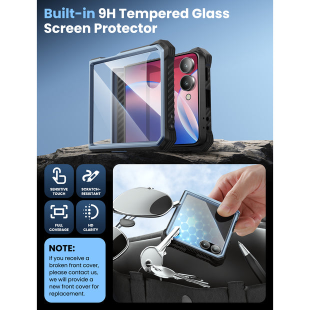 Galaxy Z Flip7 Armorbox - Metallic Blue