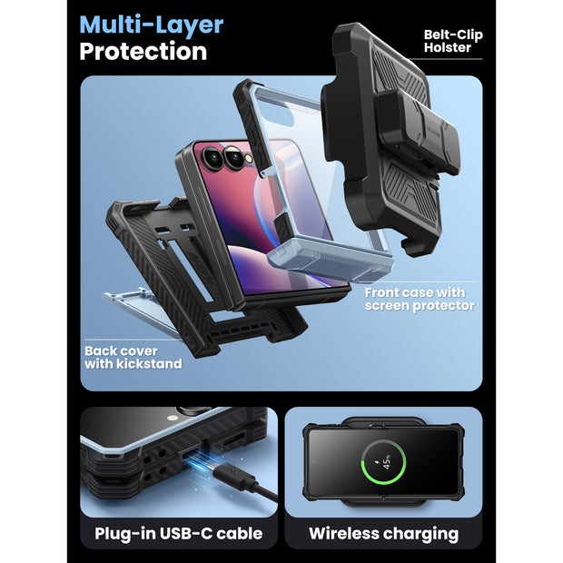 Galaxy Z Flip7 Armorbox - Metallic Blue