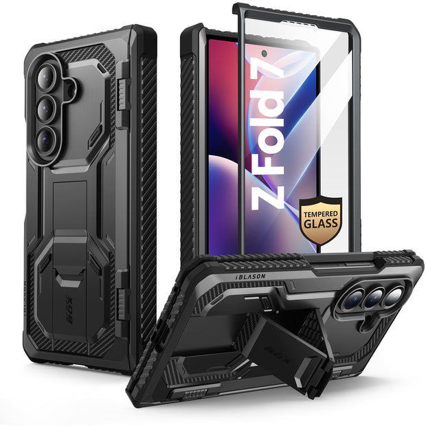 Galaxy Z Fold7 Armorbox Rugged Phone Case  - Black