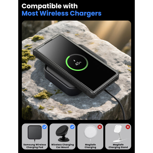 Galaxy Z Fold7 Armorbox Rugged Phone Case  - Black