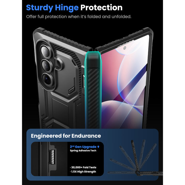 Galaxy Z Fold7 Armorbox Rugged Phone Case  - Black