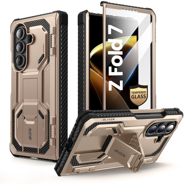 Galaxy Z Fold7 Armorbox Rugged Phone Case  - Gold