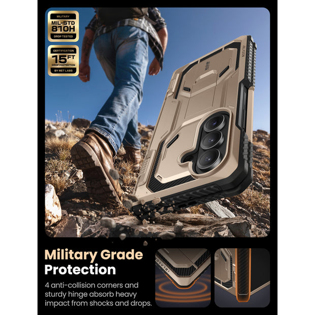 Galaxy Z Fold7 Armorbox Rugged Phone Case  - Gold