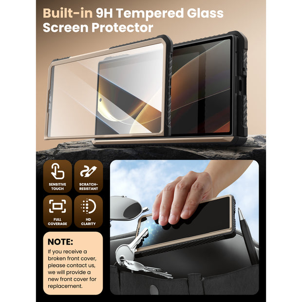 Galaxy Z Fold7 Armorbox Rugged Phone Case  - Gold