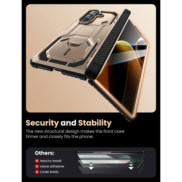 Galaxy Z Fold7 Armorbox Rugged Phone Case  - Gold