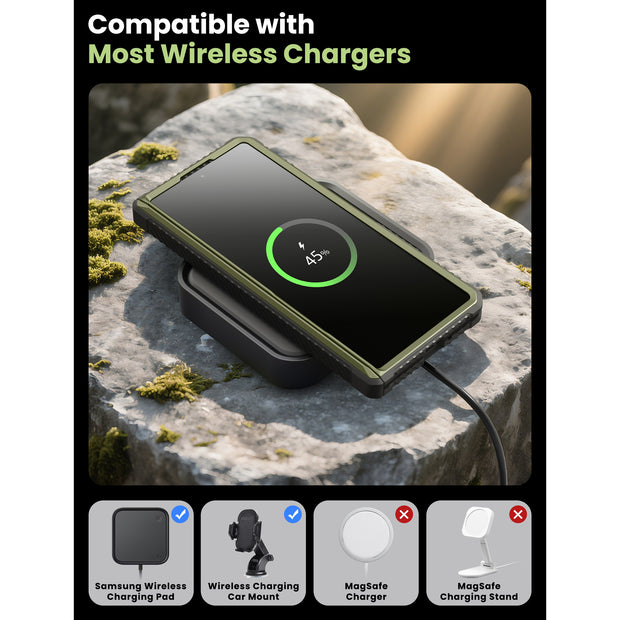 Galaxy Z Fold7 Armorbox Rugged Phone Case - Dark Green