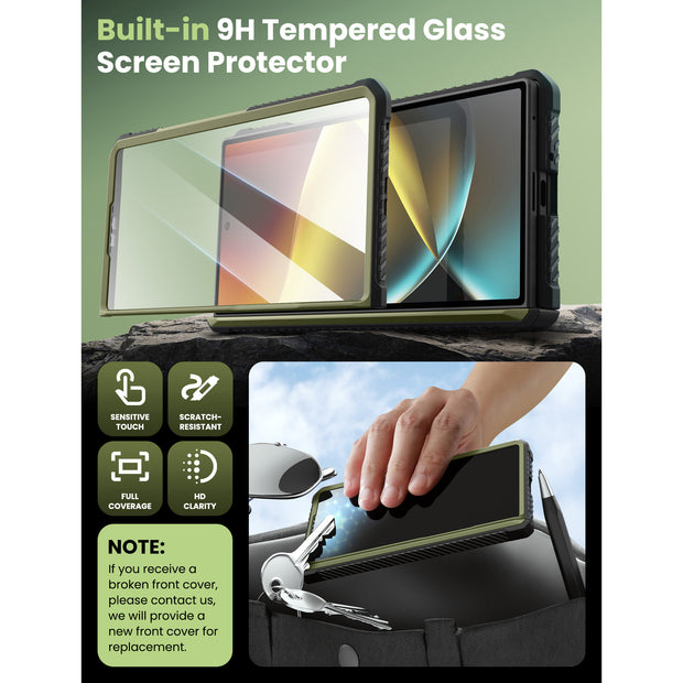 Galaxy Z Fold7 Armorbox Rugged Phone Case - Dark Green